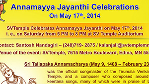 Annamacharya Jayanthi