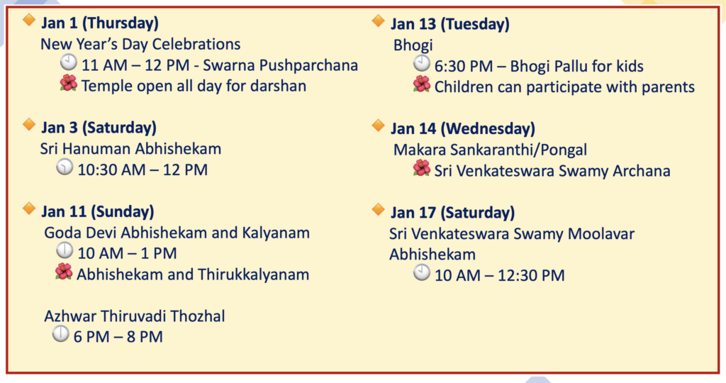 January 2026 SVT Events